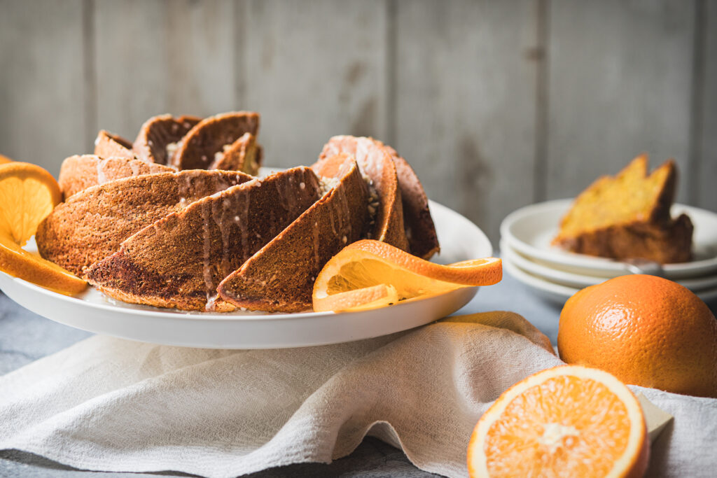 Orangen-Nuss-Kuchen