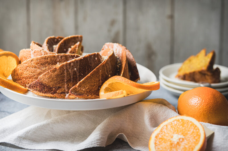 Veganer Orangen-Nuss-Kuchen