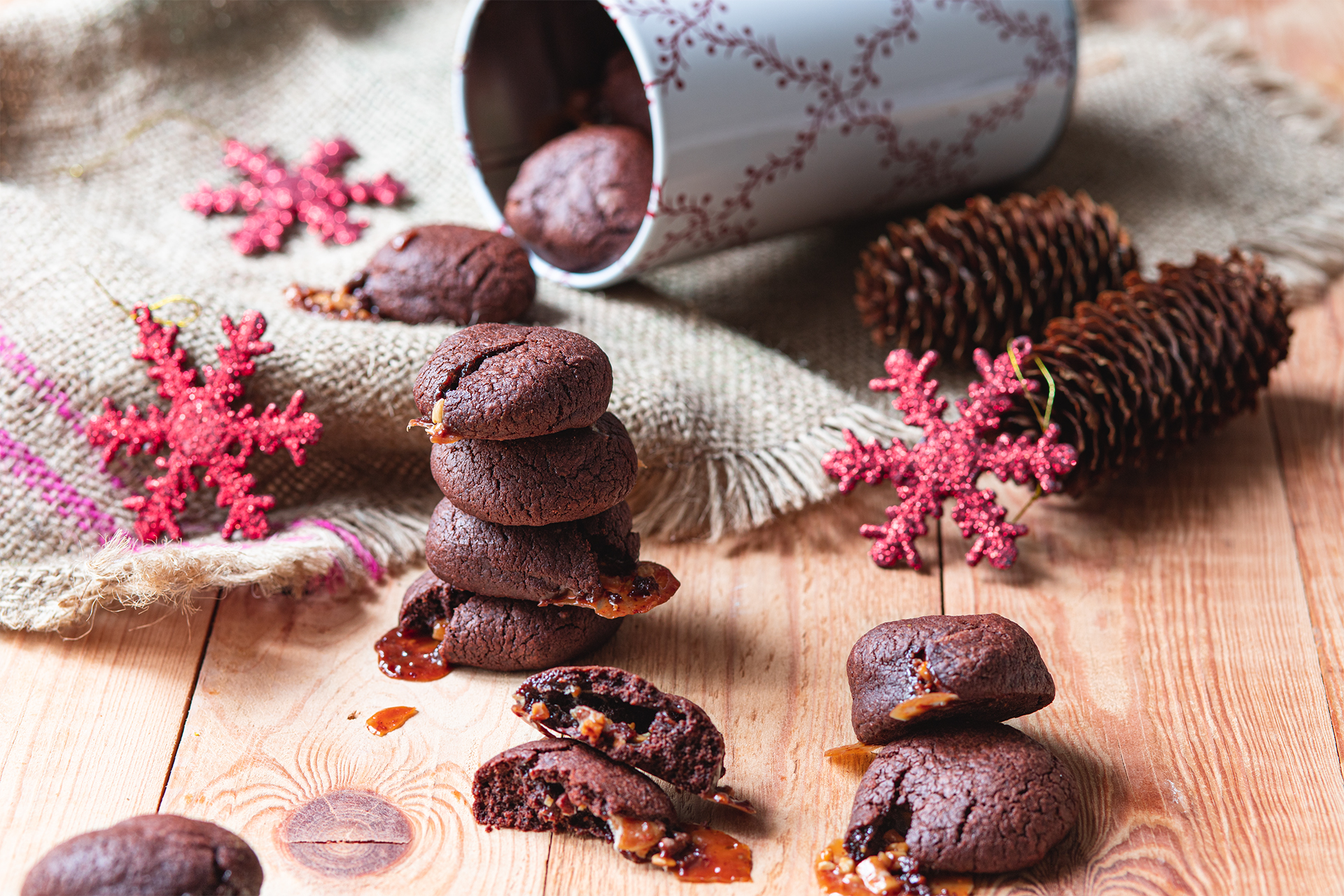 Super Softe Triple Choc Cookies