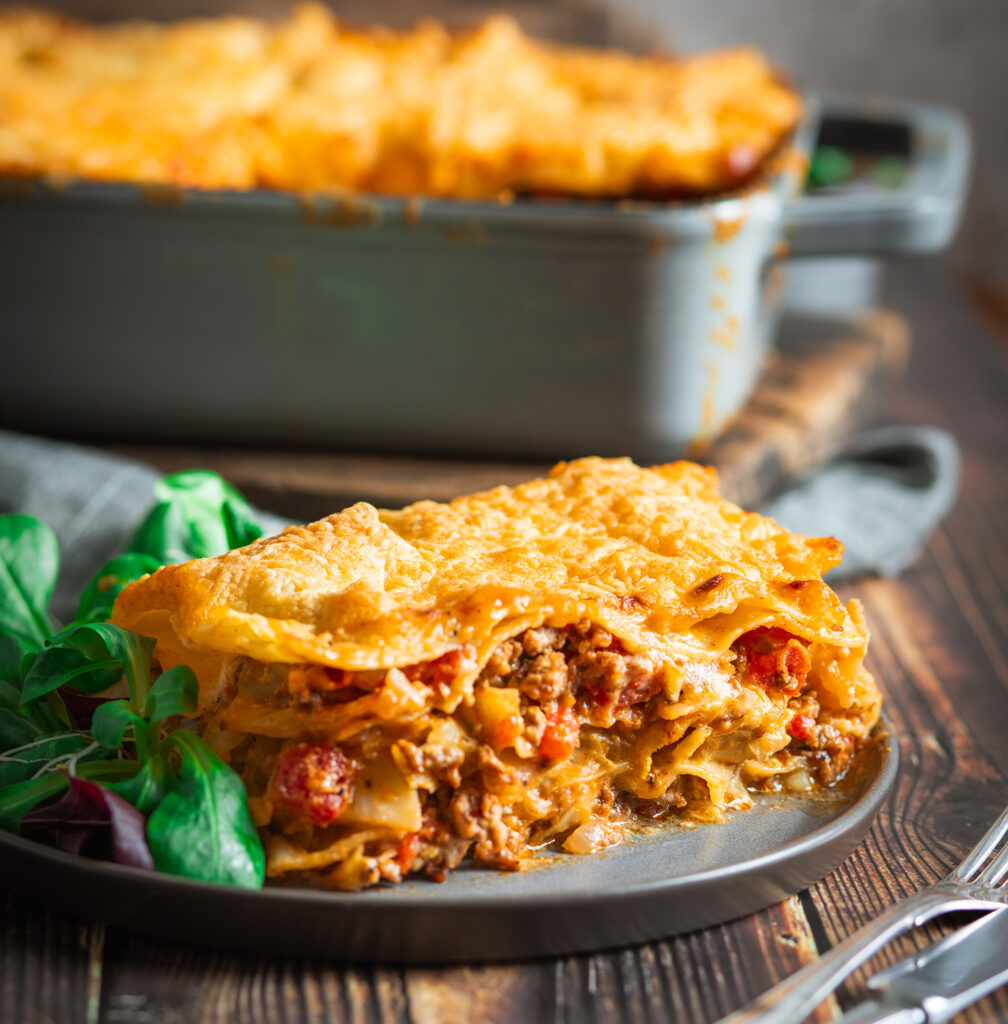 Lasagne mit Weißkohl
