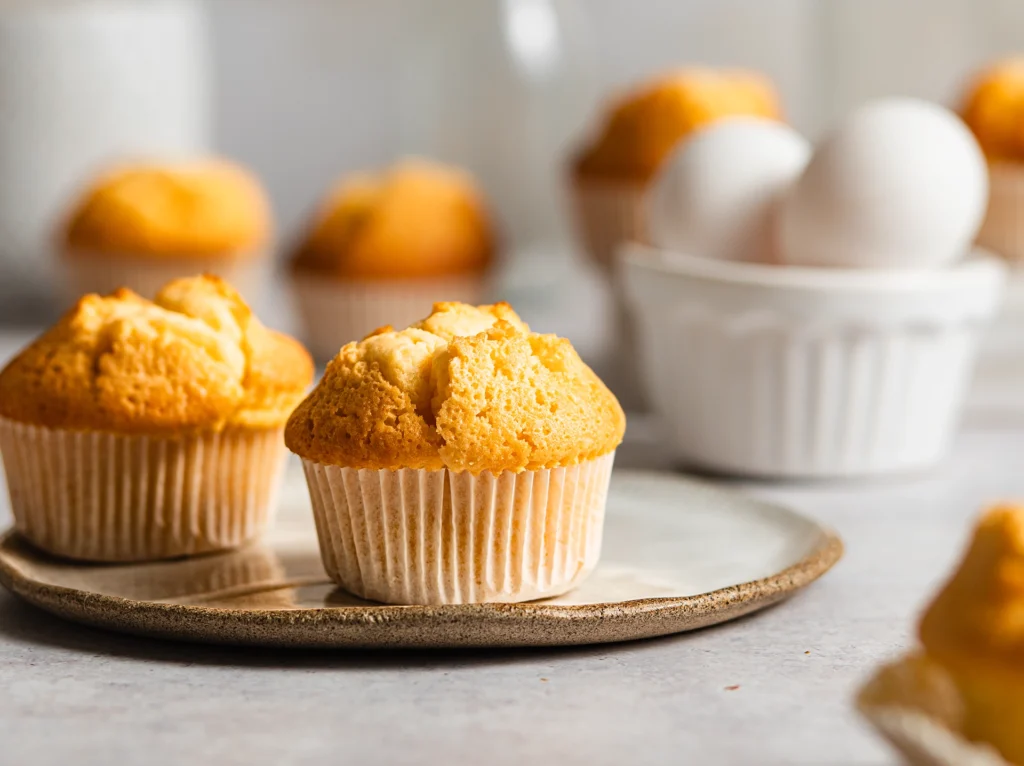 Eierlikör Muffins in Küchenszenerie