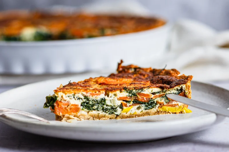 Möhren-Spinat-Quiche