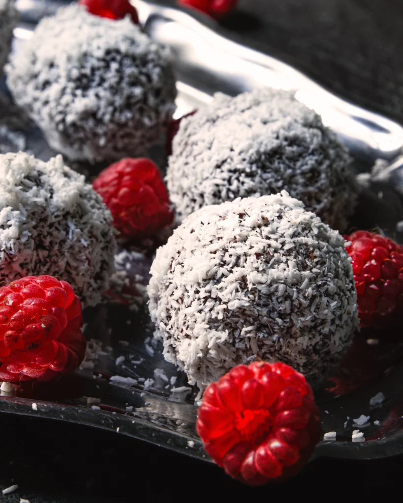 Schwedische Chokladbollar mit fruchtiger Note