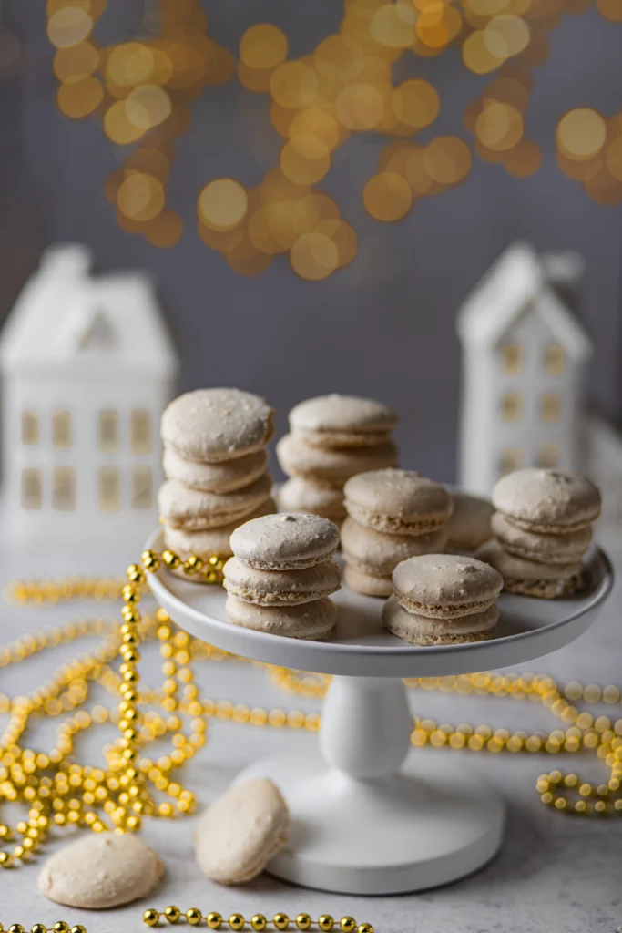Winterliche Szene mit Anis-Plätzchen
